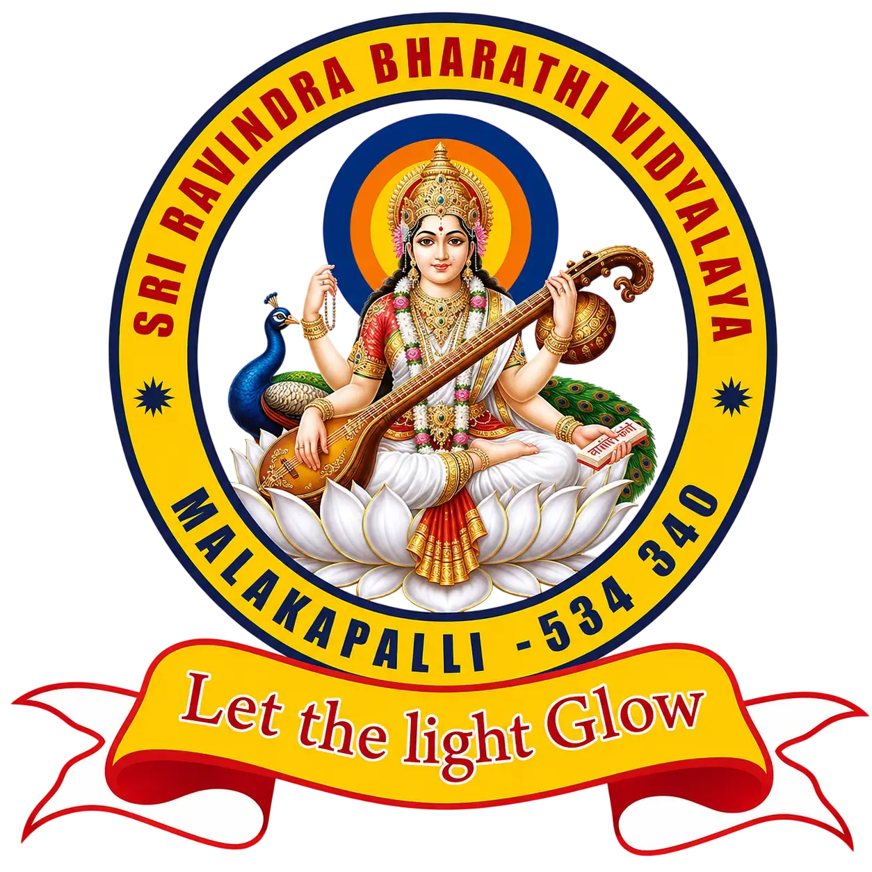Sri Ravindra Bharathi Vidyalaya Emblem